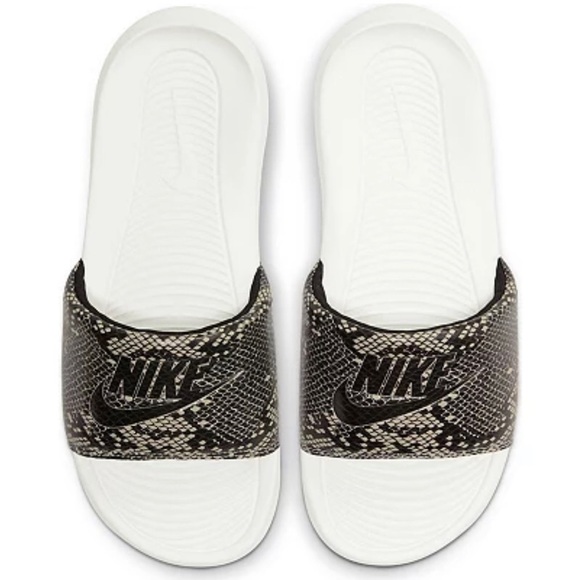 Nike Victori One Women's Slide Sandals SZ 6 Snake Skin Slip On - Picture 1 of 9